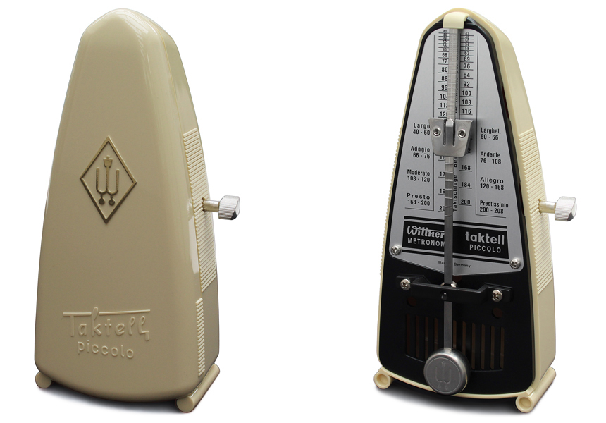 Wittner_taktell_piccolo_elfenbein_W832 Wittner Metronom Taktell Piccolo, ohne Glocke
